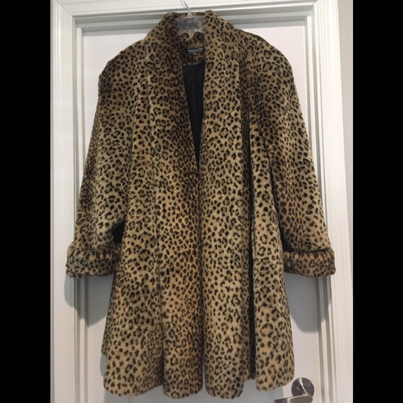 Prelude Jackets & Blazers - Animal Print Furry Coat